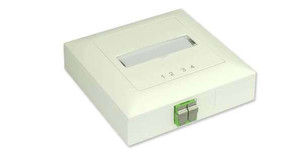 Glasfaser Aufputzdose für FTTH